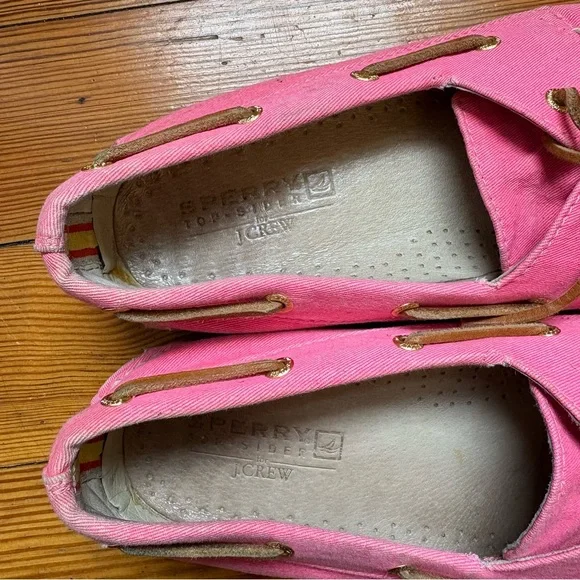Pink Sperry for JCrew boat shoes - Picture 3 of 5